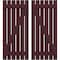 Ekena Millwork Americraft 6-Board (2 Batten) Wood Spaced Board-n-Batten Shutters w/ Z-Bar, ARW102SB623X83WRH, PR ARW102SB623X83WRH - alternate 1